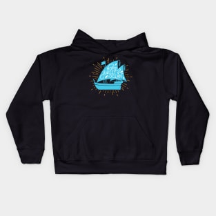 Home Sweet Ocean Vintage Style Distressed Ocean Life Gift Kids Hoodie